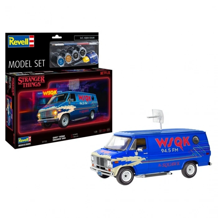 Revell Model Set GMC WSQK Squawk Van Stranger Things