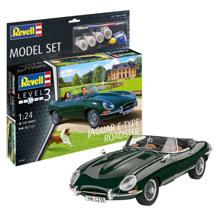 Revell M.Set Jaguar E Type Roadster 67687