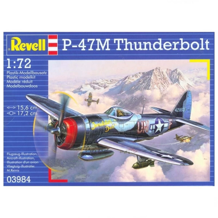 Revell P-47 M Thunderbolt Model Uçak