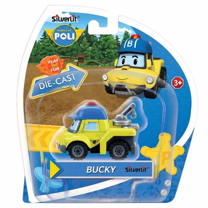 Robocar Poli Metal Araç Karakter Figür Bucky