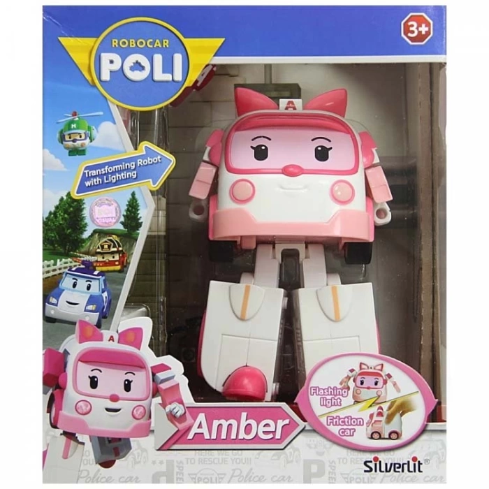 Robocar Poli Robot Işıklı Figür Amber