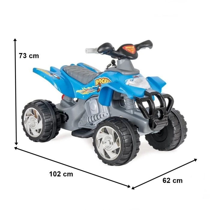 Rocket Akülü Atv 12 Volt Mavi