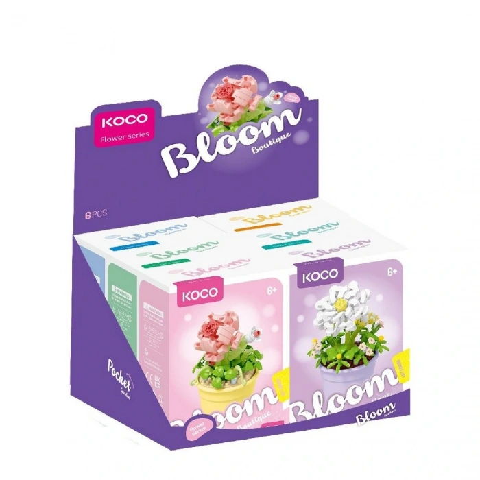 Saksı Çiçekleri Serisi 3D Puzzle