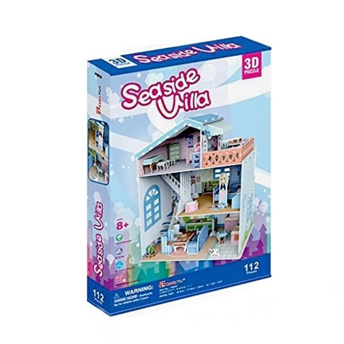 Seaside Villa Oyun Evi 3D Puzzle