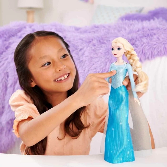 Sesli Disney Karlar Ülkesi Şarkı Söyleyen Elsa Bebek 30 cm
