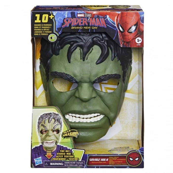Sesli Spider-Man Brand New Day Hulk İnteraktif Maske