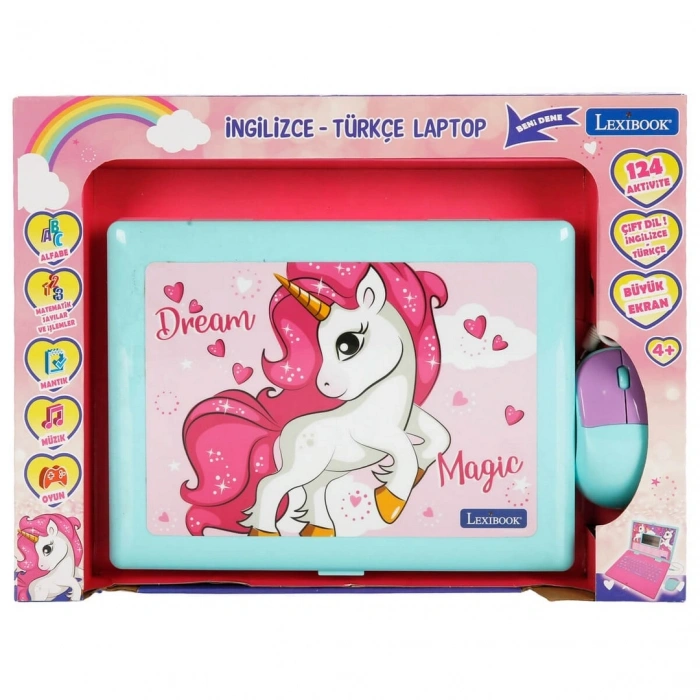 Sesli Unicorn İngilizce Türkçe Laptop