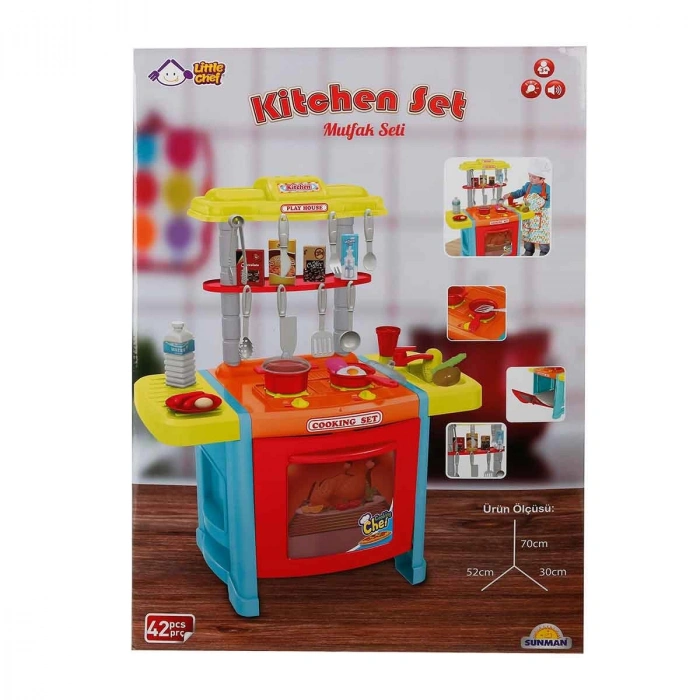 Sesli ve Işıklı Ayaklı Mutfak Seti