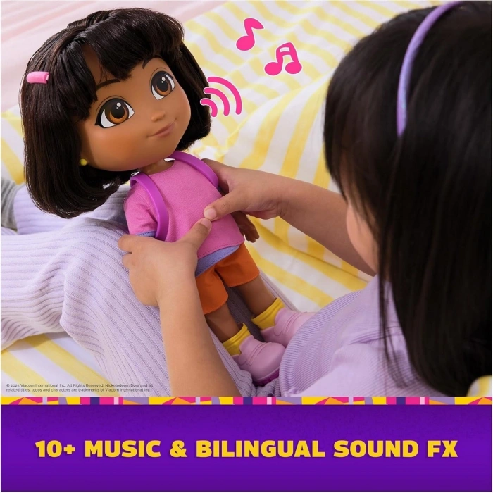 Sesli ve Işıklı Dora Bebeği