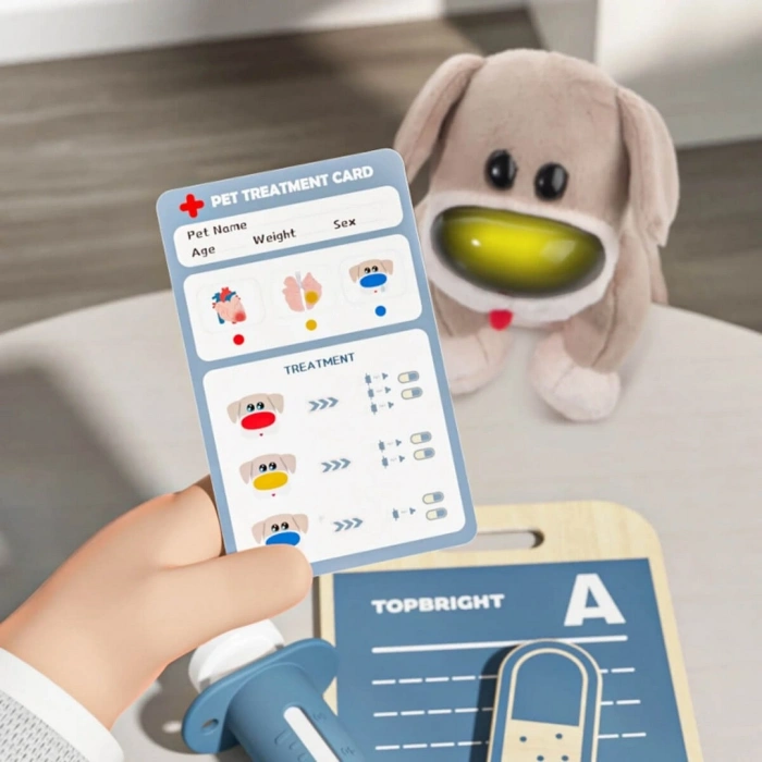 Sesli ve Işıklı Dr.Dog Veteriner Oyun Seti