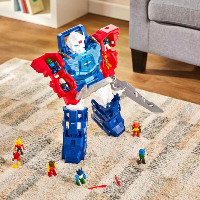 Sesli ve Işıklı Exobot Mega Morph Taşıyıcı Robot 54 cm