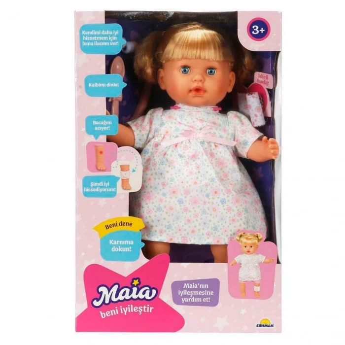 Sesli ve Işıklı Maia Beni İyileştir Bebeği 36 cm