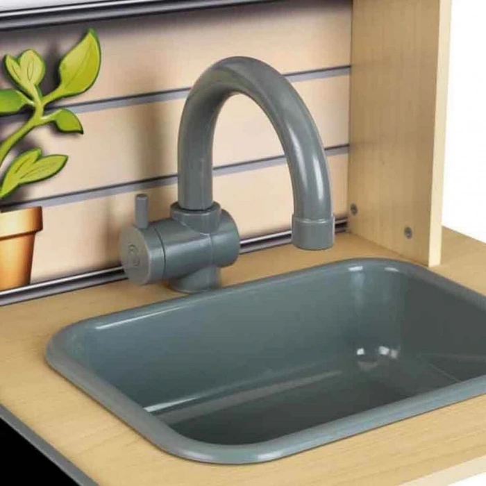 Sesli ve Işıklı Miele Aksesuarlı Ahşap Mutfak Seti