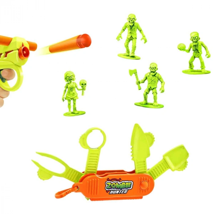 Zombi Avcısı Sünger Dart Atan Silah Oyun Seti