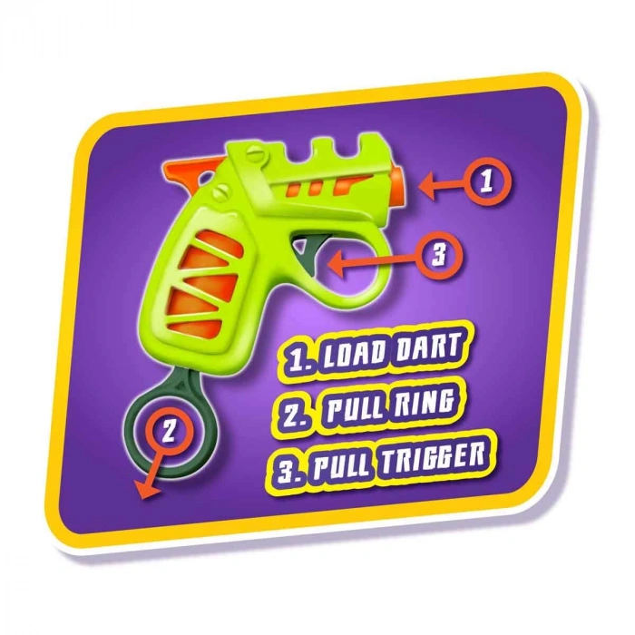 Zombi Avcısı Sünger Dart Atan Silah Oyun Seti