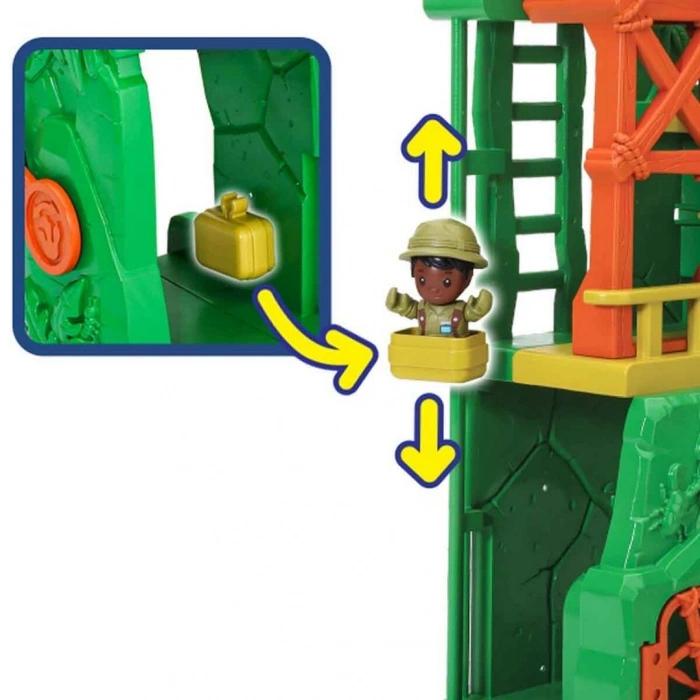 Sesli ve Işıklı Tiny Kiddom Dino Kreş Kulesi Oyun Seti 28 Parça