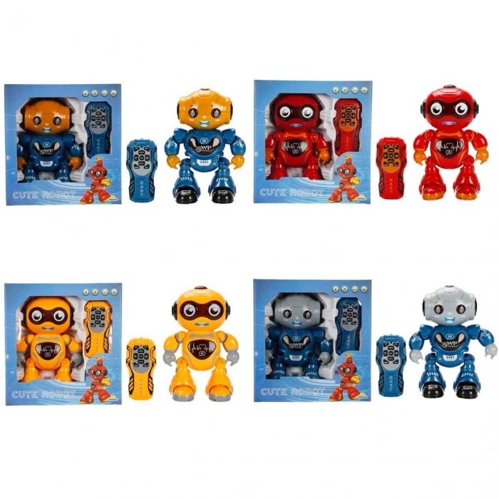 Sesli ve Işıklı Uzaktan Kumandalı Dans Eden Sevimli Robot