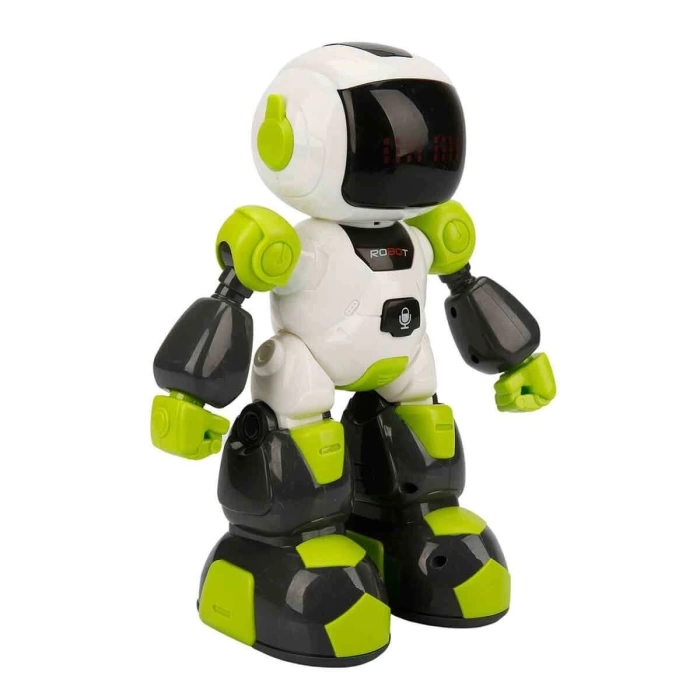 Sesli ve Işıklı Uzaktan Kumandalı Programlanabilir Robot