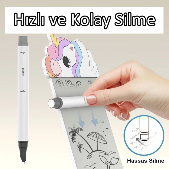 Silikon Figürlü Manyetik Mini Yazı Tahtası 5,5 - 14 cm