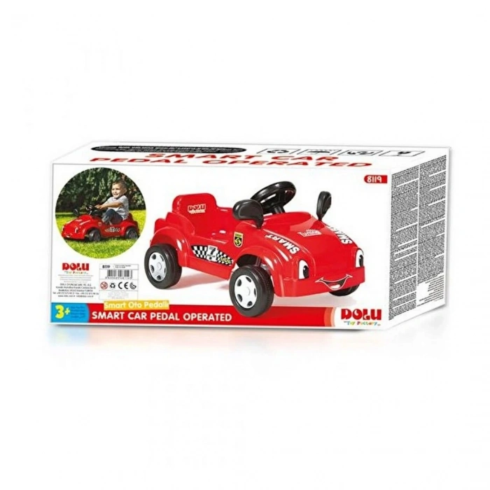 Smart Oto Pedallı Kırmızı Araba