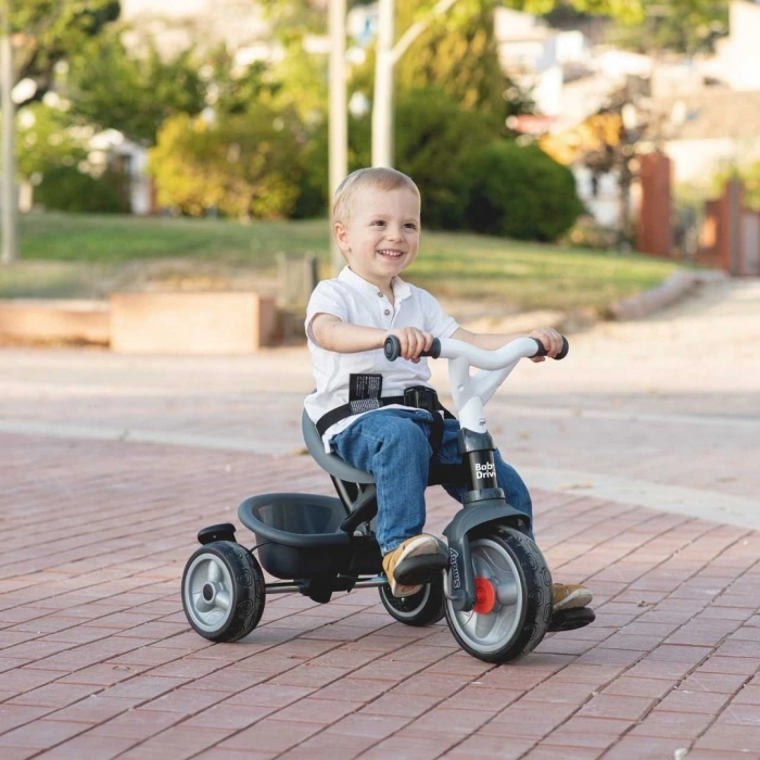 Smoby Baby Driver 3 Tekerlekli Bisiklet Gri