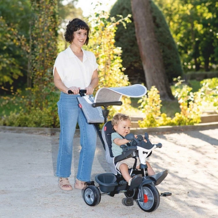 Smoby Baby Driver 3 Tekerlekli Bisiklet Gri