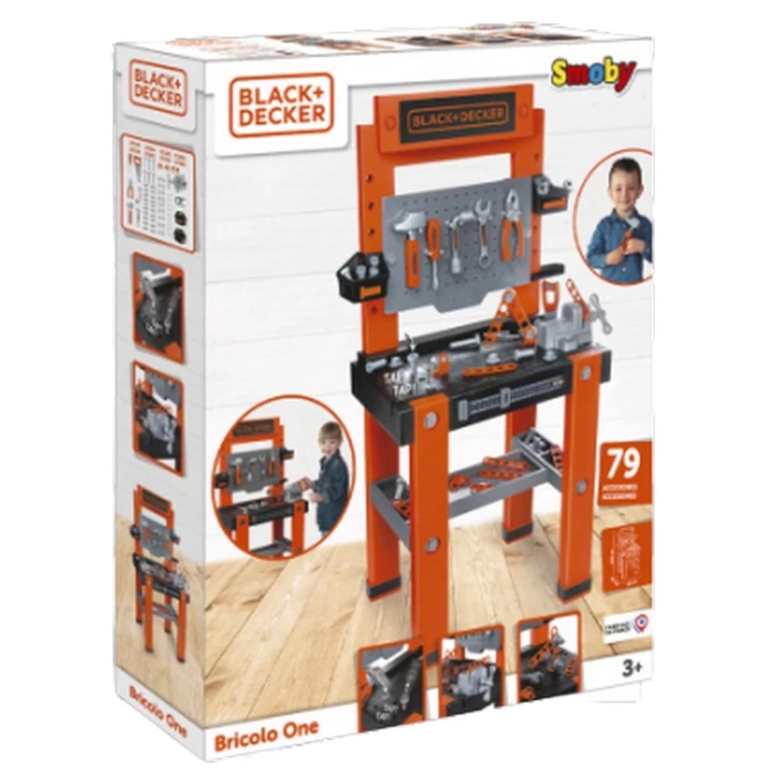 Smoby Black Decker Bricolo One Çalışma Tezgahı 360732