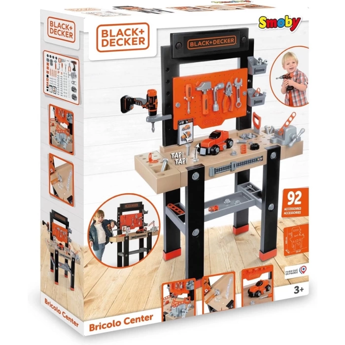 Smoby Black Decker Bricolo Ultimate Çalışma Tezgahı 360730