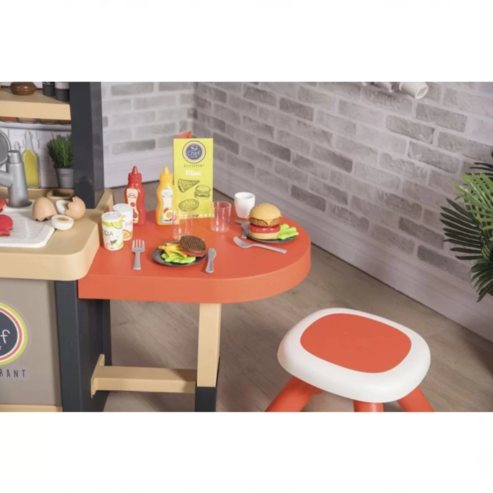 Smoby Şefin Köşe Restaurantı Mutfak Seti 312307