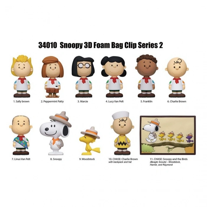 Snoopy Klipsli Figür Seri 2