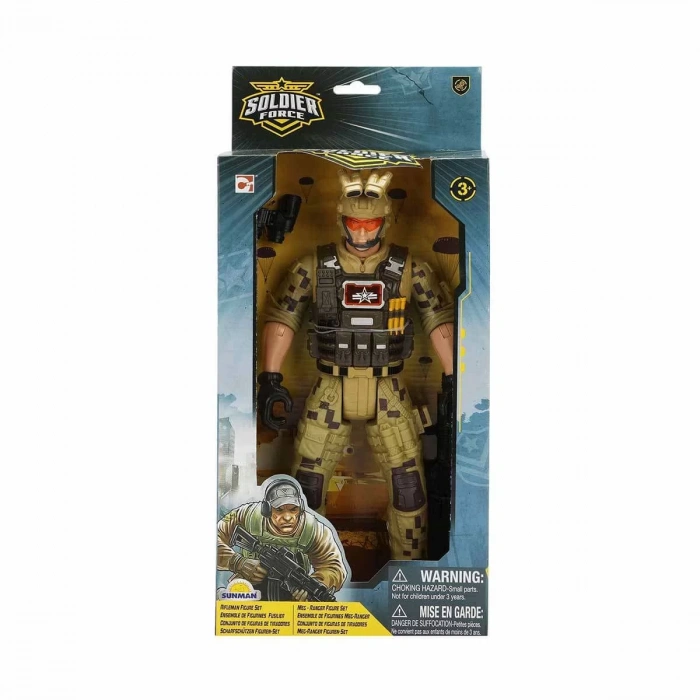 Soldier Force Asker Figür 32 cm