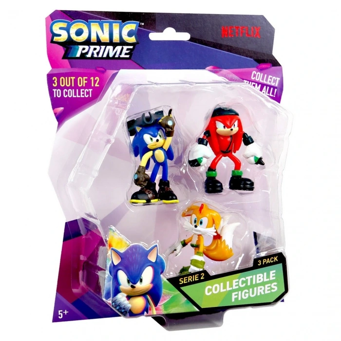 Sonic Prime 3lü Figür Seri 2 Blister Asorti