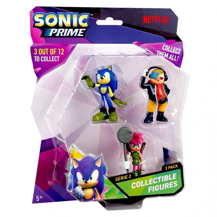 Sonic Prime 3lü Figür Seri 2 Blister Asorti