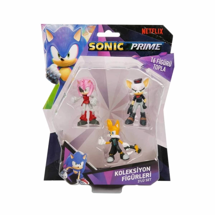 Sonic Prime 3lü Figür Seti SON2020