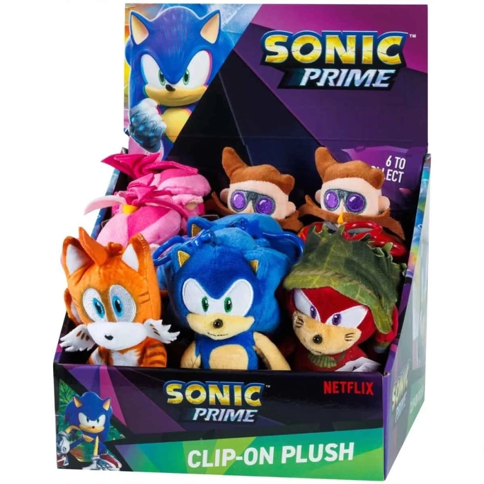 Sonic Prime Klipsli Peluş Karakter SON7004