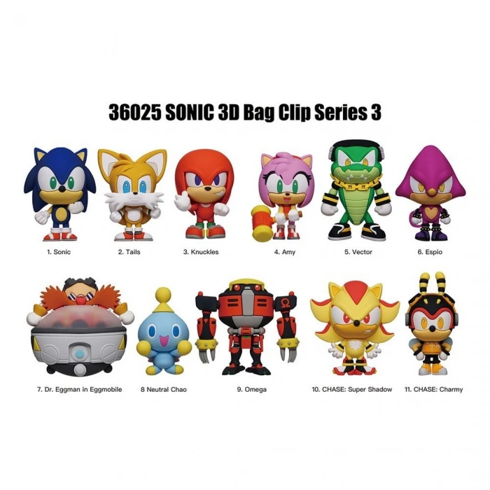 Sonic The Hedgehog Klipsli Figür Seri 3