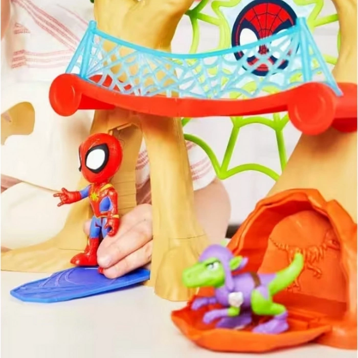 Spidey and His Amazing Friends Marvel Spider-Man Dino Webs Treehouse