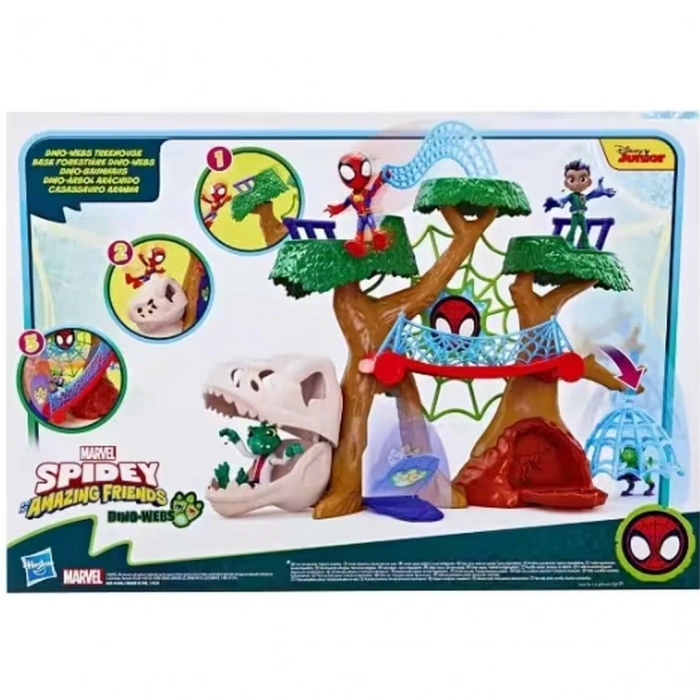 Spidey and His Amazing Friends Marvel Spider-Man Dino Webs Treehouse