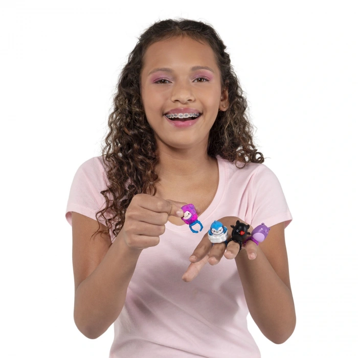 Squish-a-longs 2 Figür + Yüzük Sürpriz Paket Seri 1