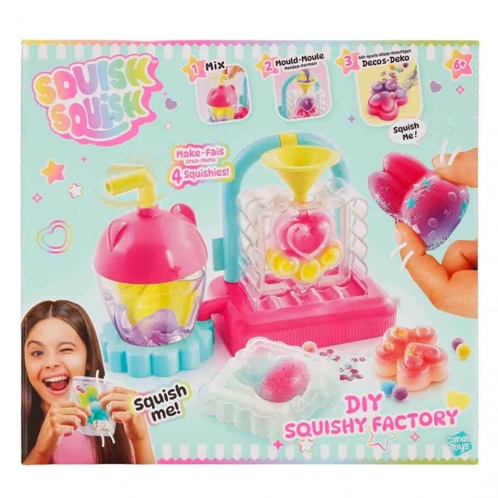Squish Squish DIY Squishy Fabrikası Oyun Seti