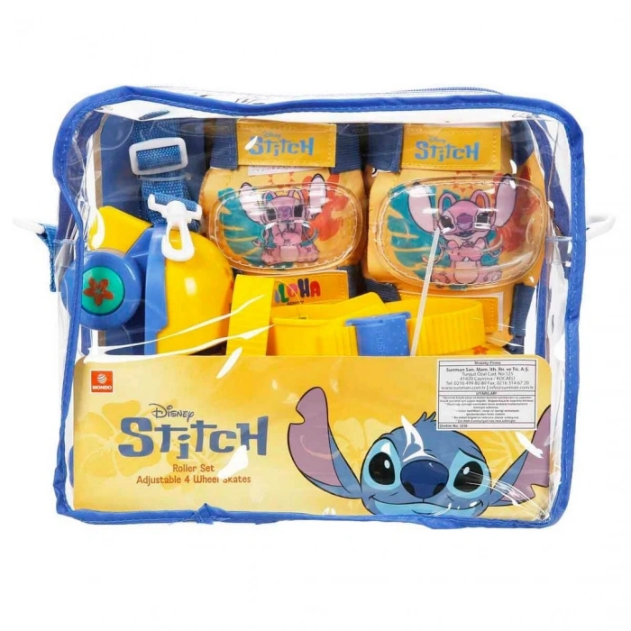 Stitch Çantalı 4 Tekerlekli Ayarlanabilir Paten Seti