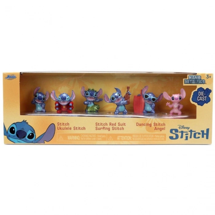 Stitch Nano 6lı Diorama Figür Paketi