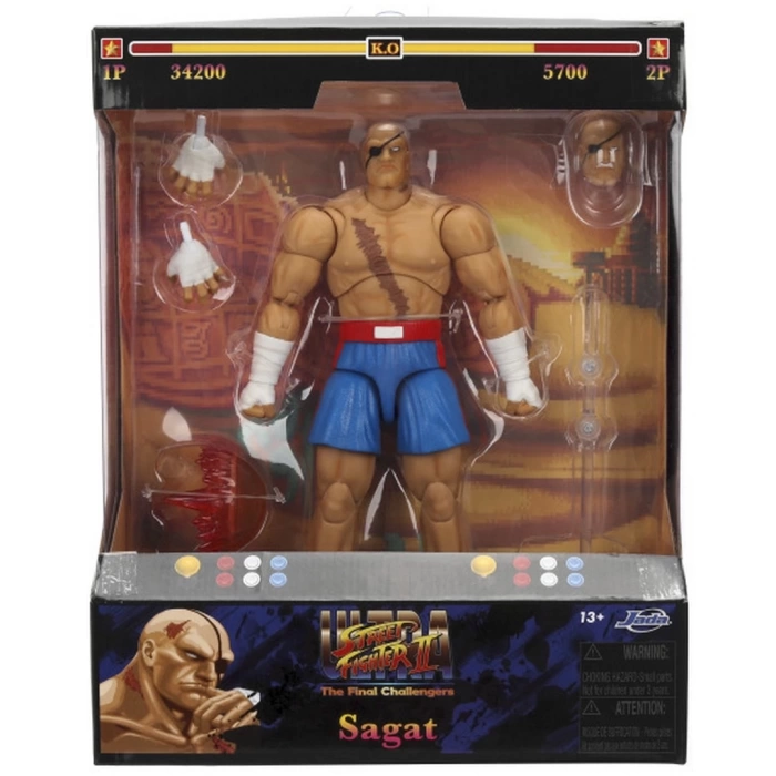 Street Fighter ll Sagat Figür