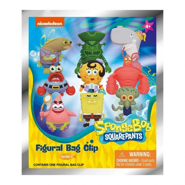 Sünger Bob Klipsli Figür Seri 4