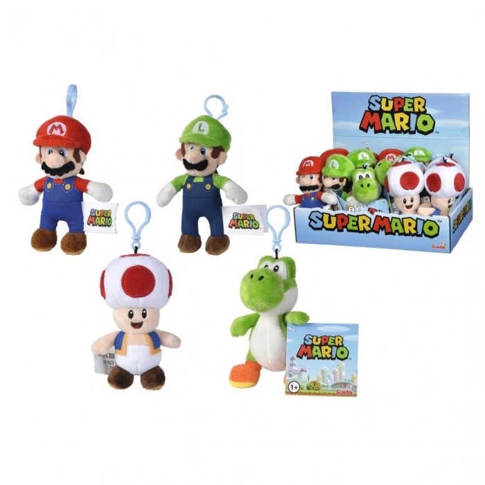 Super Mario Peluş Anahtarlıklar
