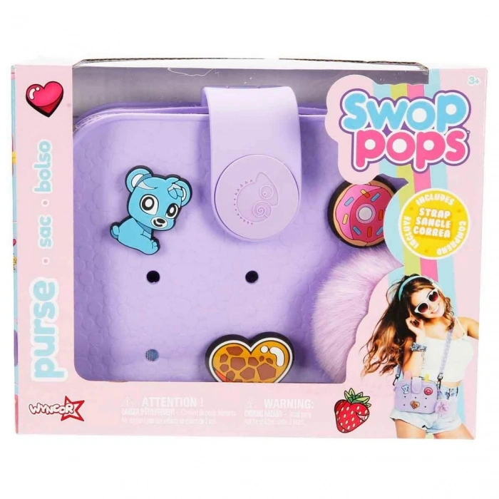 Swop Pops Mor El ve Omuz Çantası