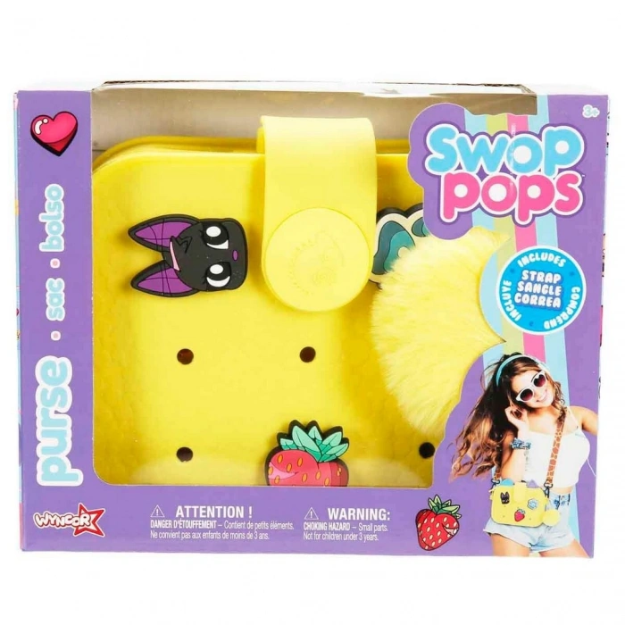 Swop Pops Sarı El ve Omuz Çantası