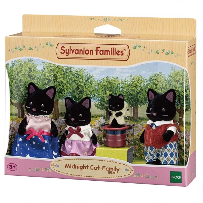 Sylvanian Families Kara Kedi Ailesi 5530