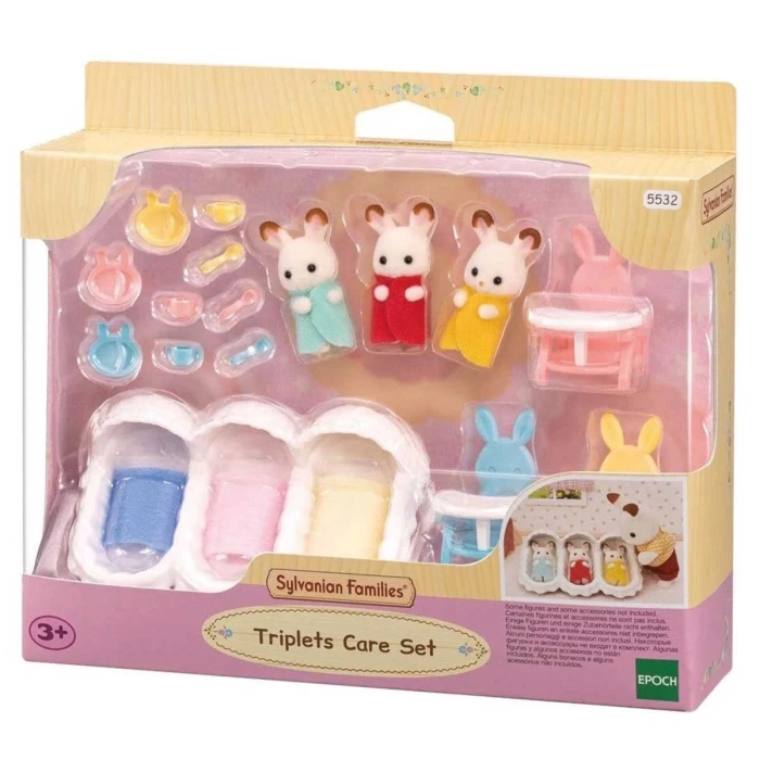 Sylvanian Families Üçüzler Bakım Seti Renkli 5532