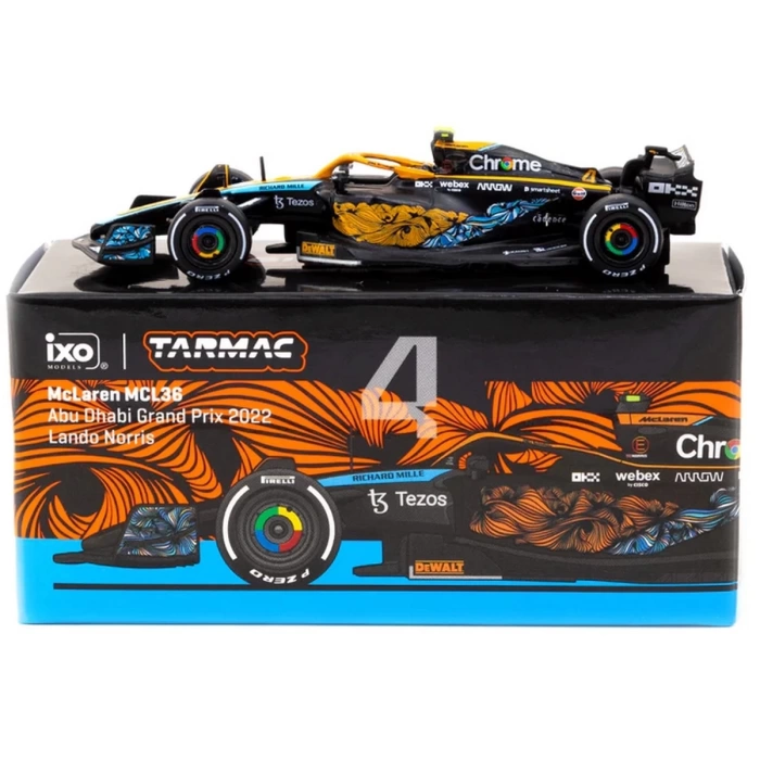 Tarmac Works 1/64 McLaren Abu Dhabi Grand Prix 2022 Lando Norris